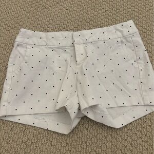 White Polka Dot Shorts